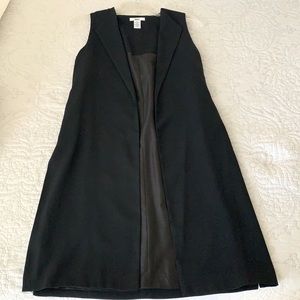 Bar III Long Black Vest